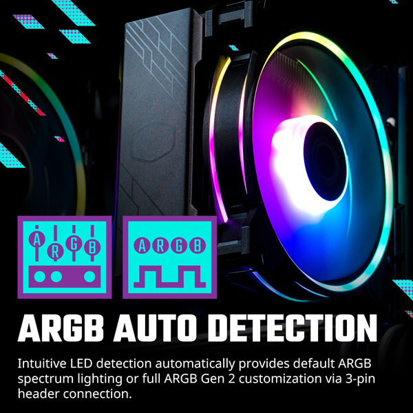 Cooler Master Hyper 212 Halo ARGB CPU Air Cooler